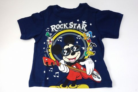 要出典 ディズニー ベビー服 チルドレンズプレイス ディズニー ミッキー ロックスター 半袖Tシャツ