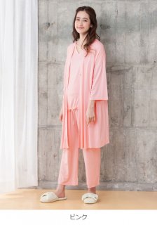 要出典 妊婦 パジャマ エンジェリーベ マタニティ パジャマ 授乳口付き 3点セット モダール