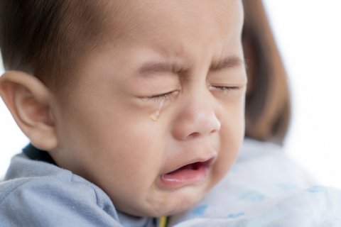 日本人 赤ちゃん 5ヶ月 泣く