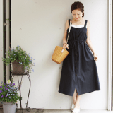 要出典 妊婦健診 服装 ミルクティー マタニティ リネン・オーバーワンピース
