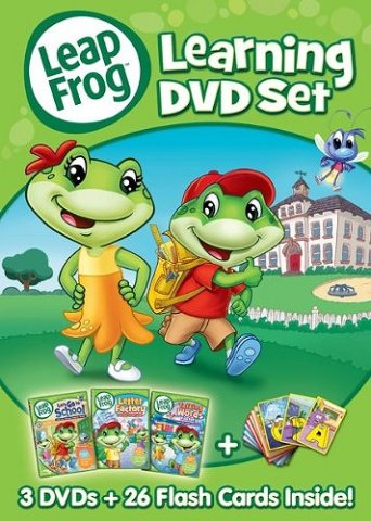 要出典 英語 おもちゃ リープフロッグ フラッシュカード26枚入り+DVD3枚セット