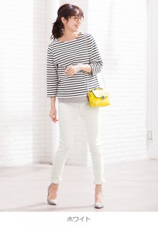 要出典 マタニティ パンツ おすすめ エンジェリーベ マタニティ P・パンツ ストレッチ カラー チノ スキニー