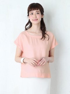 要出典 マタニティトップス 授乳口 エンジェリーベ マタニティ トップス 授乳口付き シフォンTブラウス
