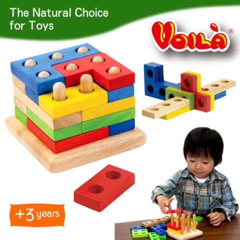 要出典 子供用パズル ボイラ スタッキング ジグソーズ
