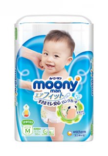 要出典 おむつ パンツ ユニ・チャーム ムーニーマン エアフィット Mサイズ