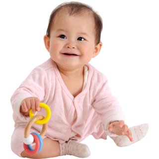 要出典 生後6ヶ月 知育玩具 エデュテ ベビー&キッズ 3RINGS ラトル ガラガラ