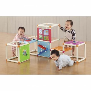 要出典 生後10ヶ月 知育玩具 ピープル ジムに変身! 頭と体の知育アスレチック