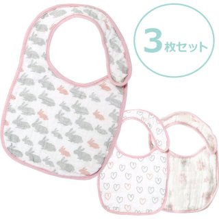 要出典 ニトリベビー ガーゼスタイ 3枚セット(ガール)
