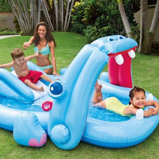 要出典 子供 ビニールプール インテックス ヒッポ プレイセンター キッズプレイプール
