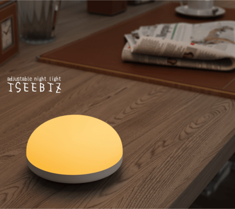 要出典 授乳ライト Iseebiz ナイトライト コードレス usb充電 タッチ式