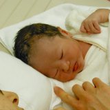 妊娠・出産体験記 エコー写真 佐久間 ロゴ入り