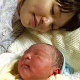 妊娠・出産体験記 オリジナル 出産 赤ちゃん 新生児 R ロゴ入り