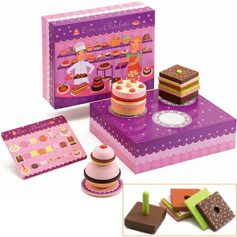 要出典 ままごとキッチンのおもちゃ ジェコ ケーキ屋さんセット