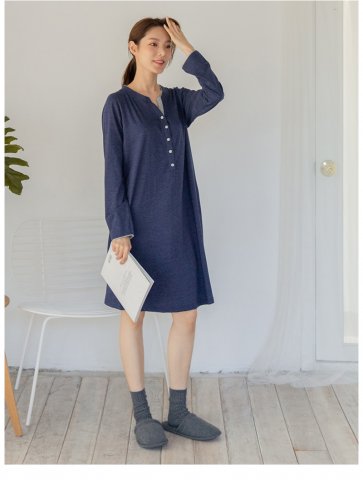 要出典 マタニティ 妊婦 ワンピース キッズパラ マタニティ シンプル授乳ワンピース