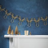 要出典 クリスマスガーランド クリスマス 木製トナカイのガーランド