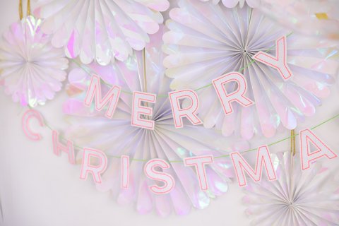 要出典 クリスマスガーランド Meri Meri クリスマス クリスマス ファブリックガーランド
