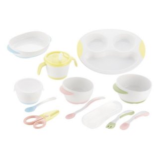 要出典 離乳食食器 リッチェル トライ ステップアップできたね! お食事セット