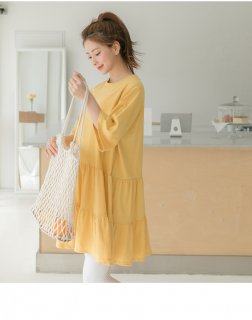 要出典 妊婦健診 服装 キッズパラ マタニティ ティアード チュニック