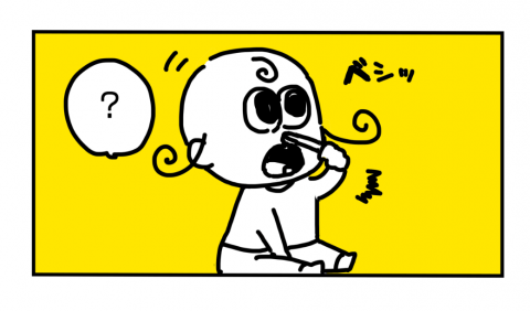 yuri,ちーちゃん,育児,漫画,twitter,人気,ハミガキ