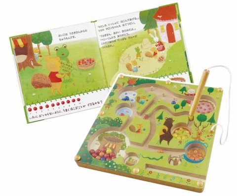 要出典 2歳 おもちゃ エド・インター えほんトイっしょシリーズ ベリーくんのきのみやさん