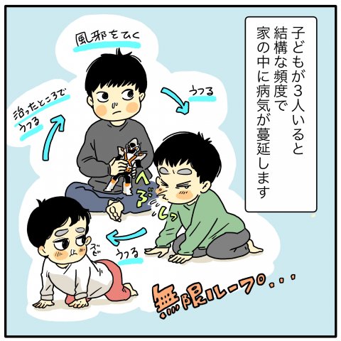 育児漫画 ツルリンゴスターの毎日はなまる 5話