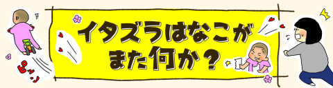 育児漫画 taec0 インスタ 人気 イタズラはなこがまた何か? 連載タイトル