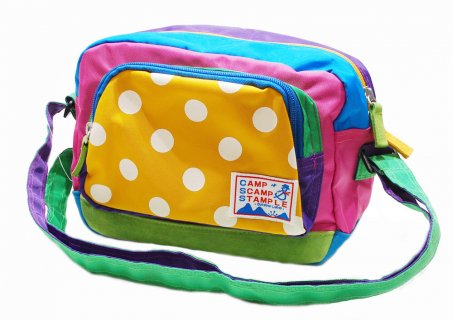 キッズショルダーバッグ スタンプル ナイロンドット