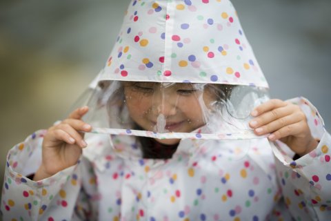 レインコート 雨 女の子 子供