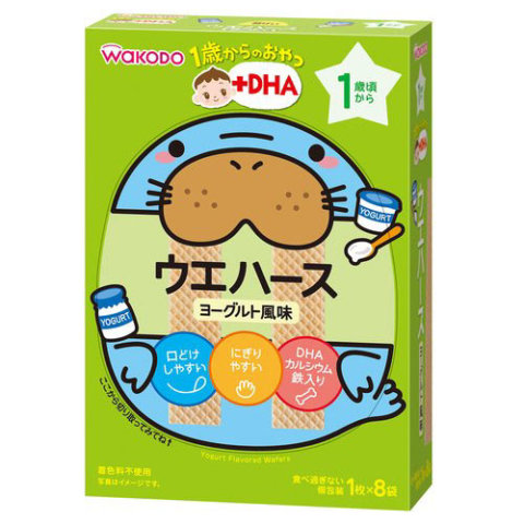 要出典 赤ちゃん お菓子 和光堂 1歳からのおやつウエハースヨーグルト風味
