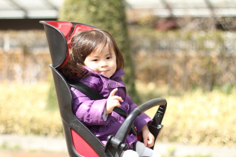 子供 自転車 チャイルドシート 子乗せ自転車 女の子 子供