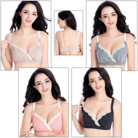 要出典 授乳ブラ 授乳ブラ ノンワイヤー 2way