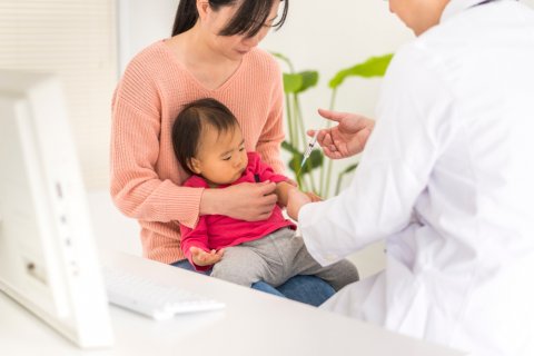 ポリオ 風邪 注射 子供 日本人