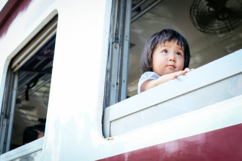 赤ちゃん 子供 電車 日本人