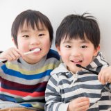 男の子 兄弟 日本人 歯磨き