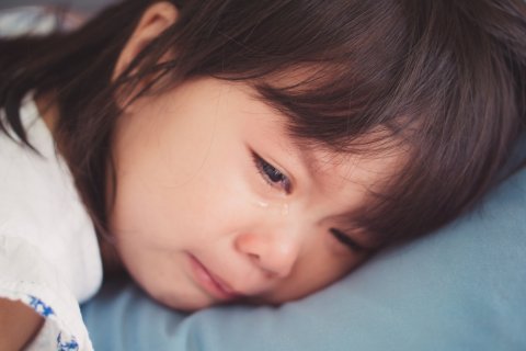 子供 泣く 日本人