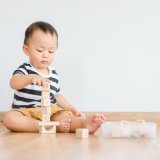 積み木 2歳 日本人 子供