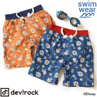 要出典 キッズ 水着 男の子 デビロック キッズ 男の子 水着 トイストーリー総柄サーフパンツ