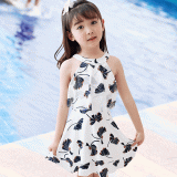 要出典 ジュニア 水着 女の子 Teddy セパレート ハイネックワンピース ショートパンツ 2点セット ジュニア 水着 女の子
