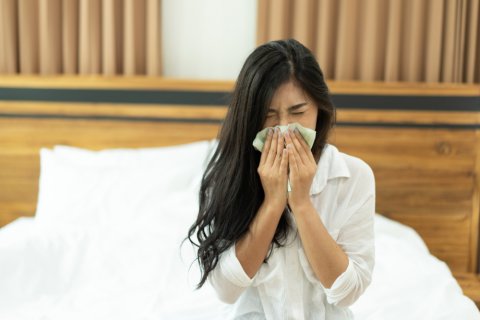 日本人 女性 鼻水 風邪