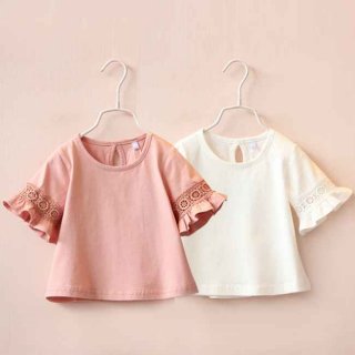 要出典 キッズ 無地Tシャツ 韓国 子供服 半袖カットソー 無地