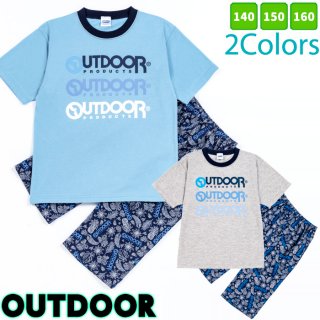 要出典 ジュニア パジャマ アウトドア 男の子 半袖Tシャツ パジャマ