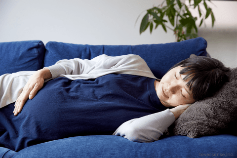 オリジナル 妊婦 ソファ 寝る