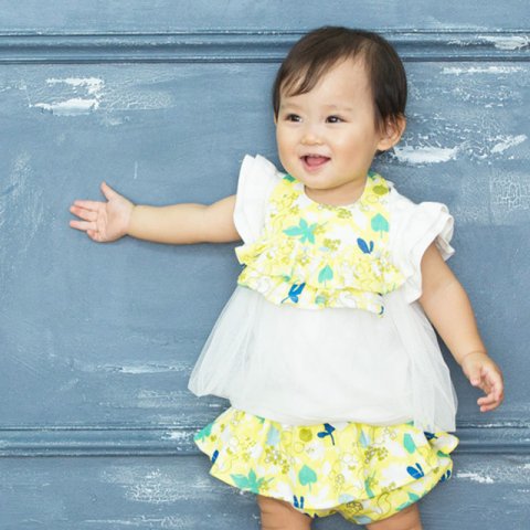 要出典 女の子 ベビー服 Haruulala