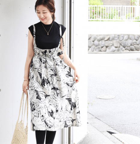 要出典 マタニティ 洋服 ミルクティー