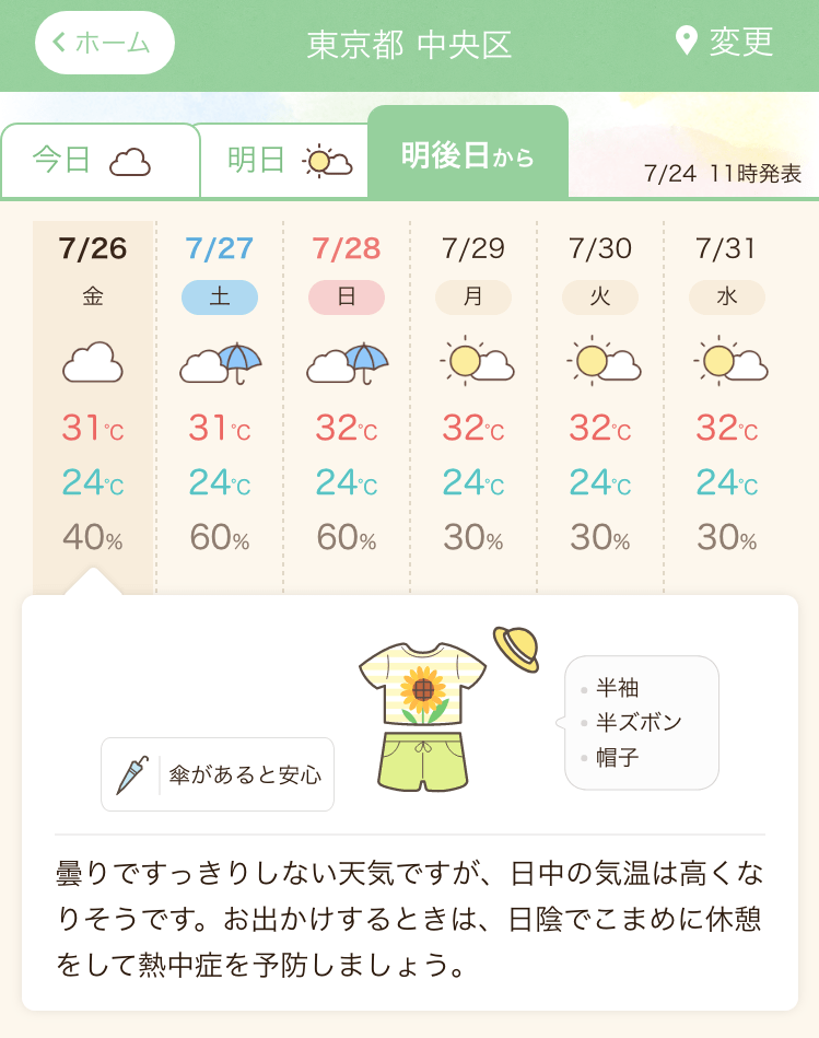 子供服予報 ひまわり ニナルベビー