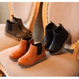 要出典 キッズ サイドゴアブーツ