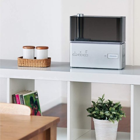 要出典 ドウシシャ 加湿器 超音波式 クレベリンLED搭載 KMWU-301C SI