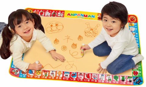 要出典 1歳 誕生日プレゼント 男の子 アンパンマン 天才脳おみずでらくがき教室 スタンプシート