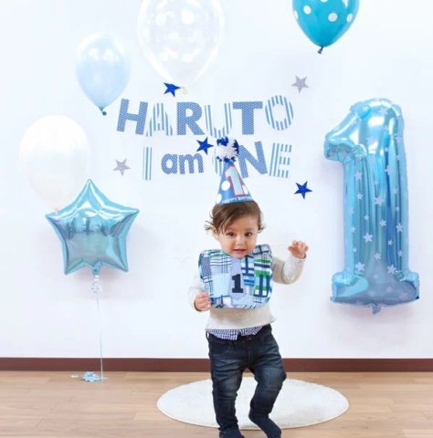 要出典 1歳の誕生日プレゼント 男の子 ファーストバースデーボーイ パーティーグッズセット