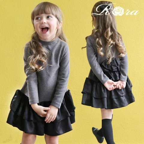 要出典 入園式 女の子 服装 Rora ドレシア ワンピース